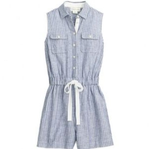 KATE SPADE Broome Street linen romper sz XS - Picture 3 of 11